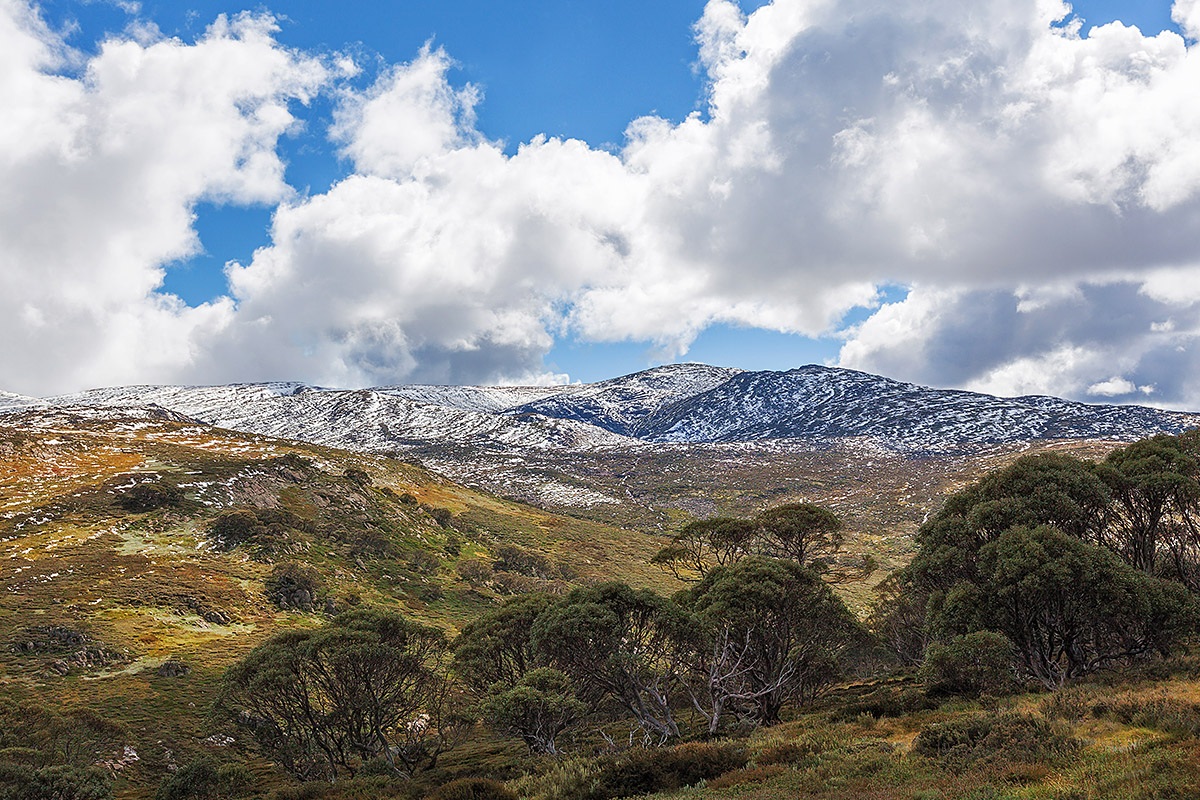 View of Mount Kosciuszko, New South Wales, Australia View of Mount Kosciuszko, New South Wales, Australia