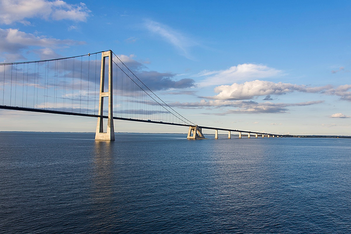 Image of The Great Belt Bridge, Denmark Image of The Great Belt Bridge, Denmark