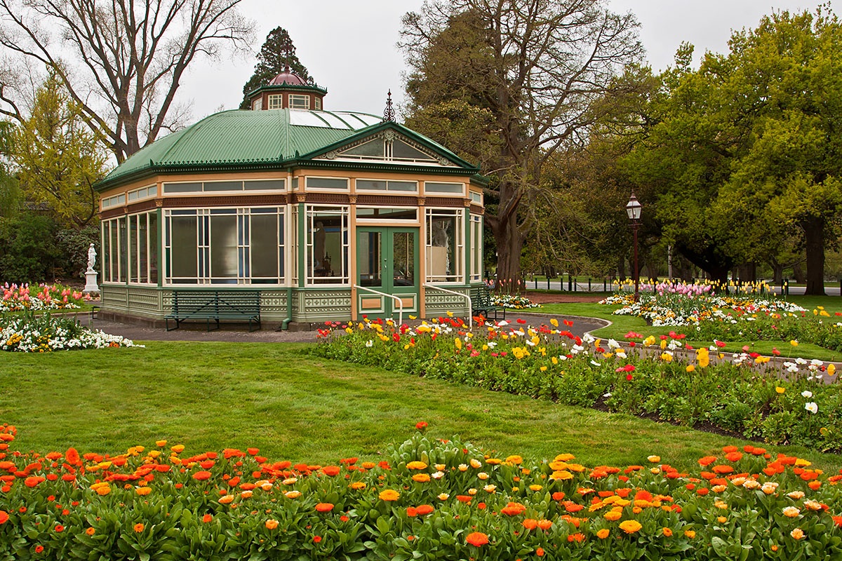 Image of the Botanical Garden in Ballarat, Australia Image of the Botanical Garden in Ballarat, Australia