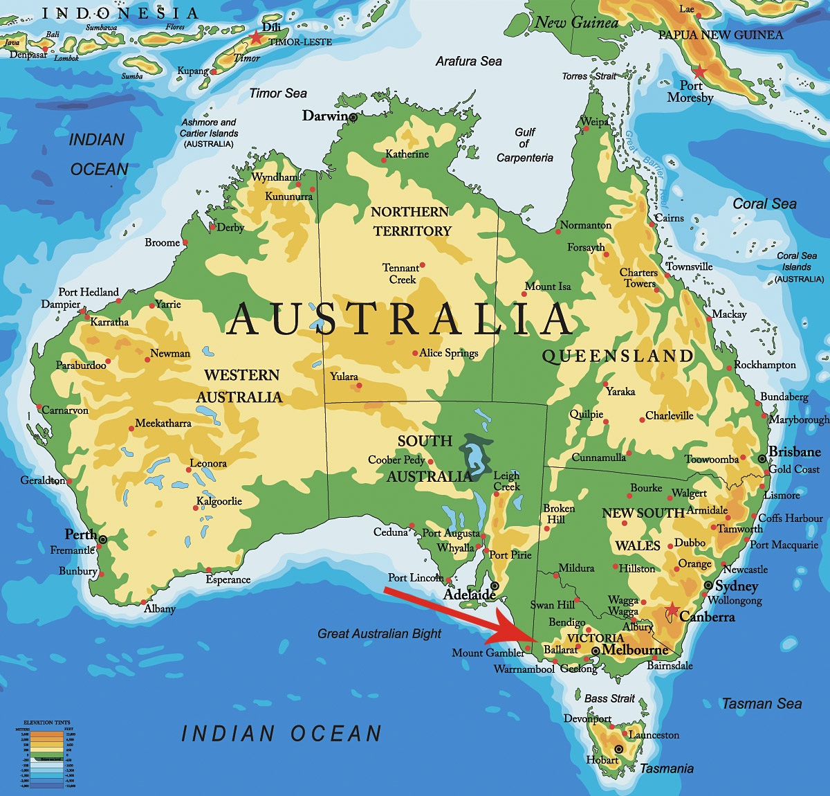 Image of a map showing the location of the city of Ballarat, Australia Image of a map showing the location of the city of Ballarat, Australia