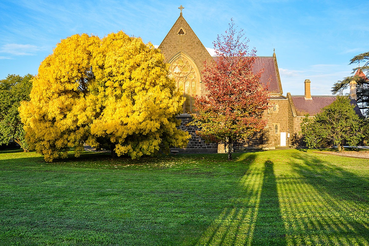 Beautiful autumn landscape in the city of Ballarat, Australia Beautiful autumn landscape in the city of Ballarat, Australia