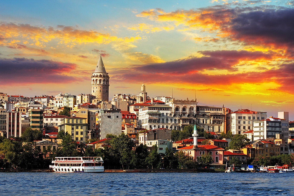 Image of urban buildings in Istanbul city