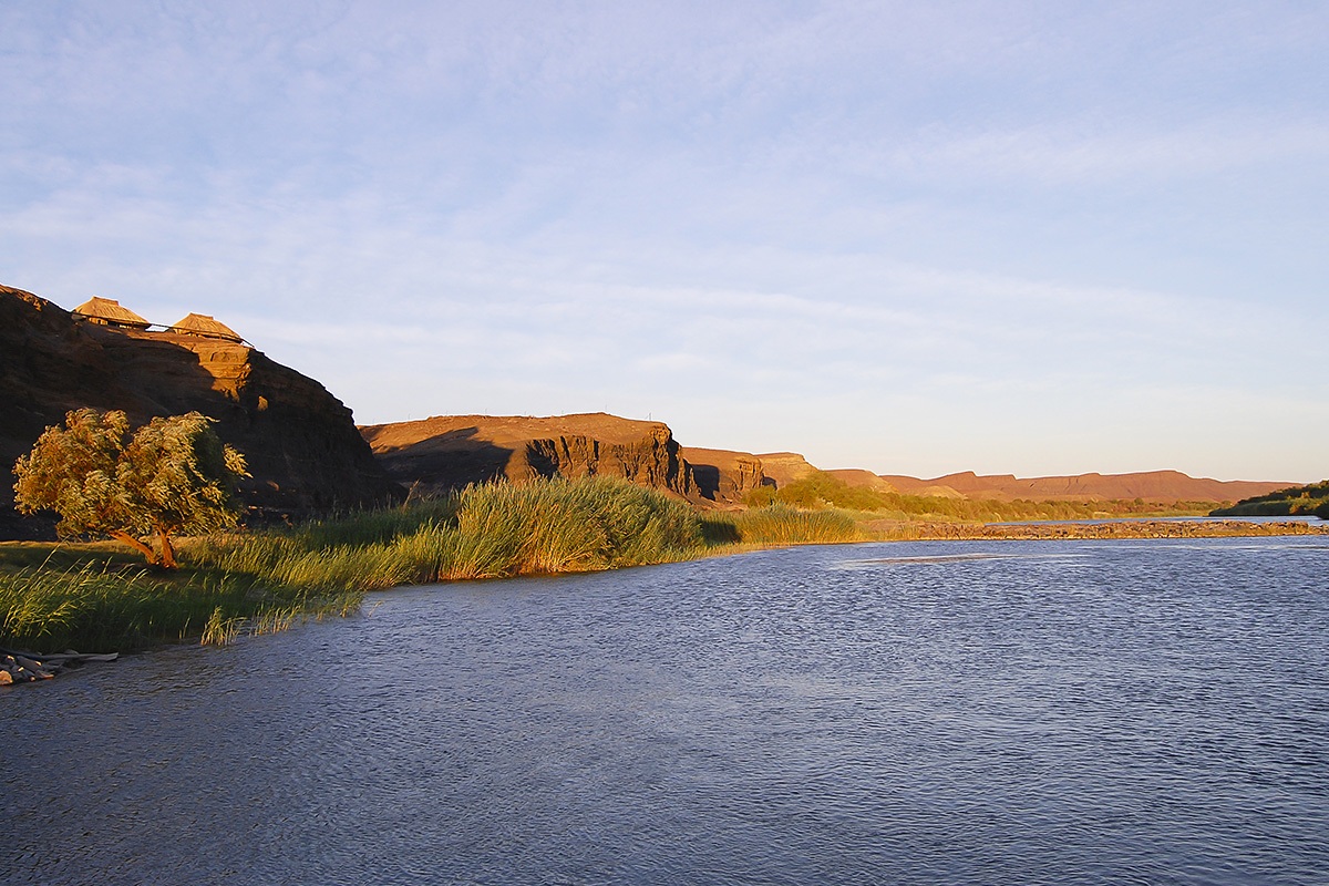 View of the Orange River, South Africa View of the Orange River, South Africa