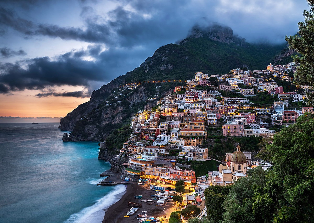 Nice view of the Amalfi Coast, Italy
