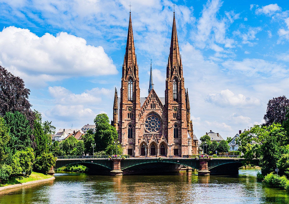 View of St. Paul's Church of Strasbourg View of St. Paul's Church of Strasbourg
