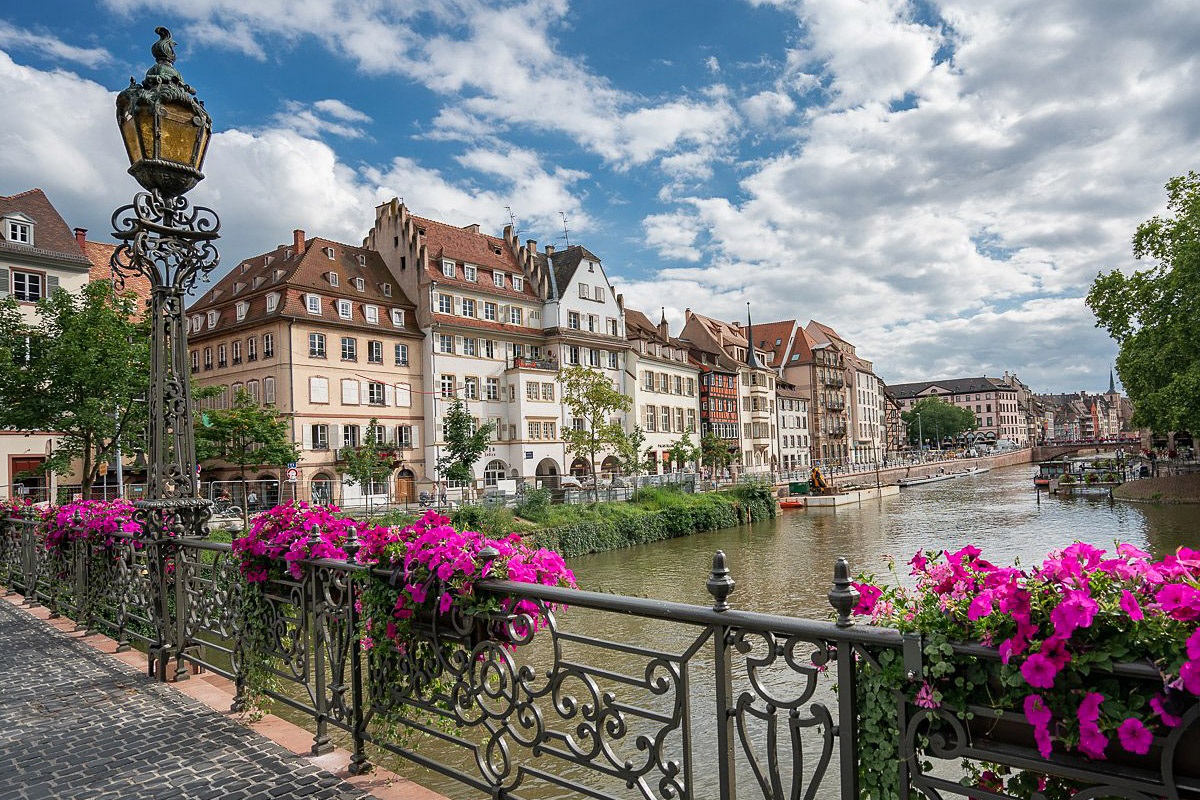 Nice view of city buildings Strasbourg, France Nice view of city buildings Strasbourg, France