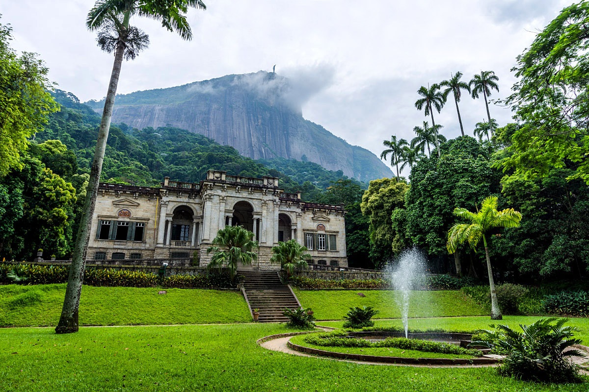 Image of Lage Park mansion in Tijuca National Park, Rio de Janeiro, Brazil Image of Lage Park mansion in Tijuca National Park, Rio de Janeiro, Brazil