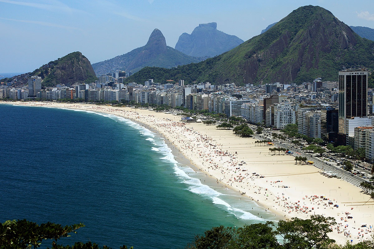 Beautiful photo of Сopacabana Beach, Rio de Janeiro, Brazil Beautiful photo of Сopacabana Beach, Rio de Janeiro, Brazil