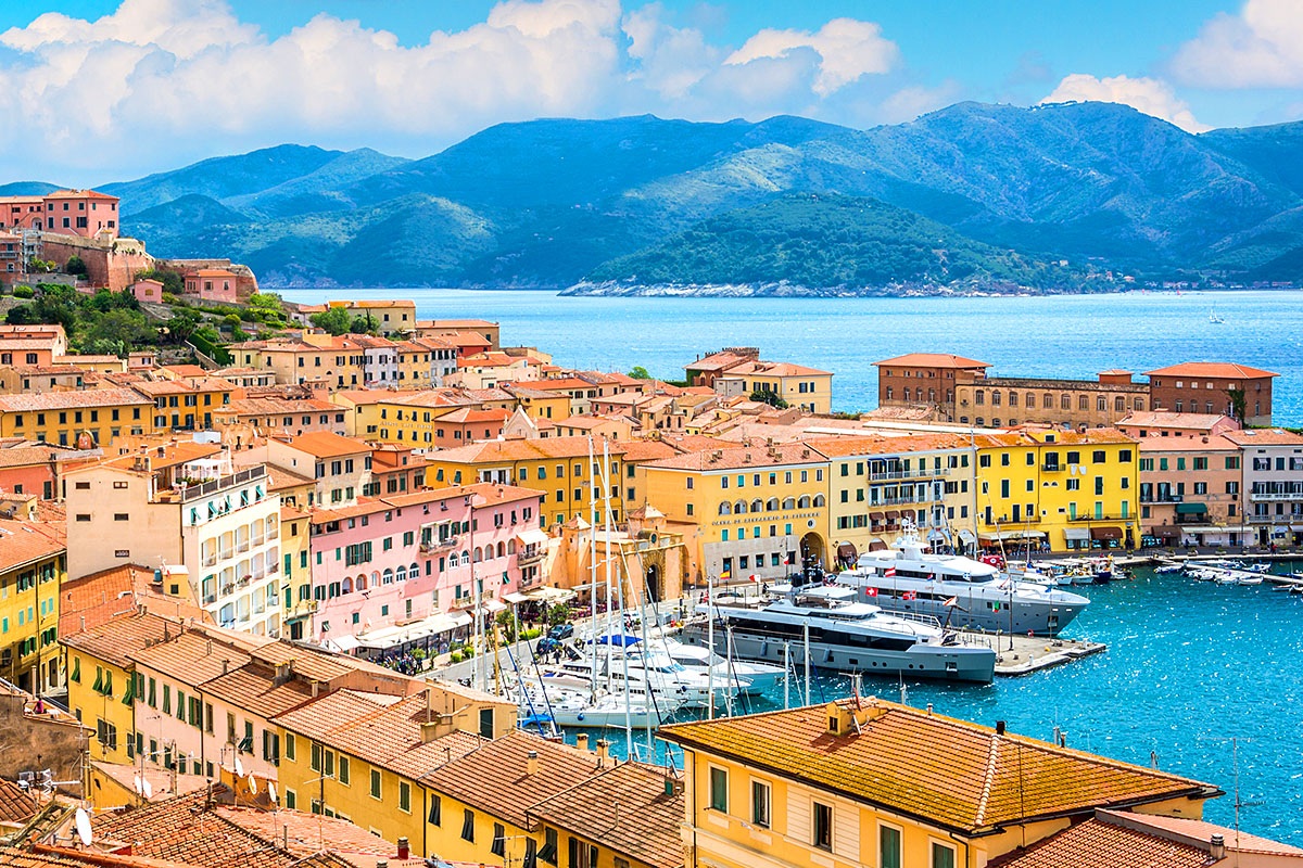 Stunning view of Portoferraio, Elba Island Stunning view of Portoferraio, Elba Island