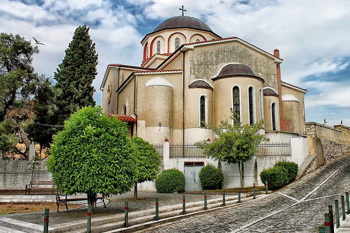 Image of Church in Kavala, Greece Image of Church in Kavala, Greece
