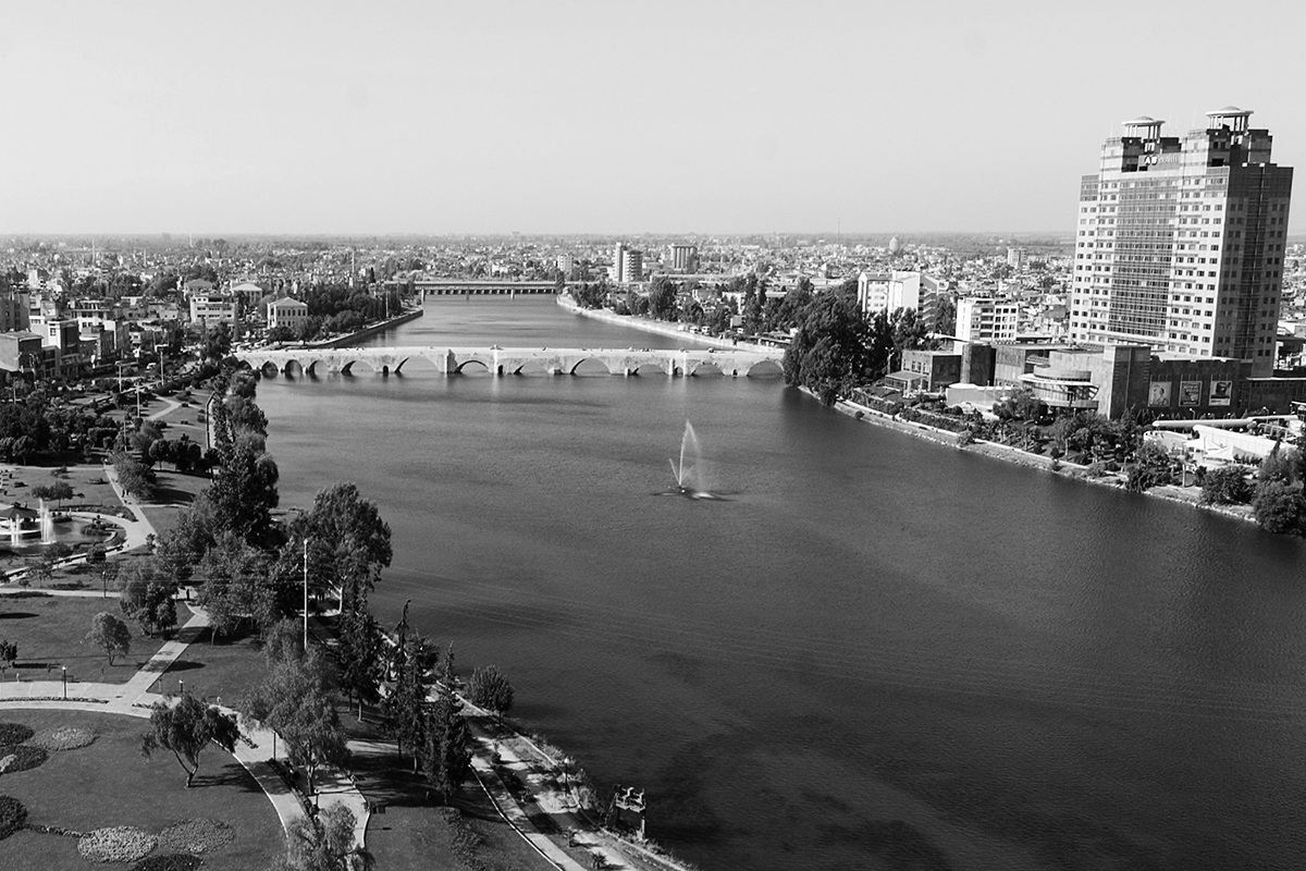 Aerial view of the city of Adana, Turkey Aerial view of the city of Adana, Turkey