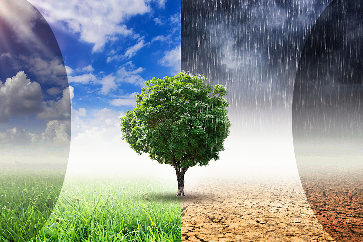 Image of climate change in Europe Image of climate change in Europe
