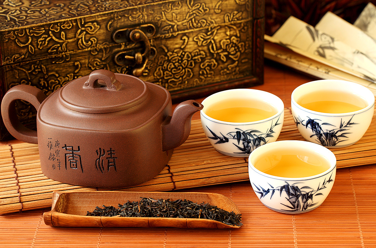 Image of tea ceremony in Asia Image of tea ceremony in Asia