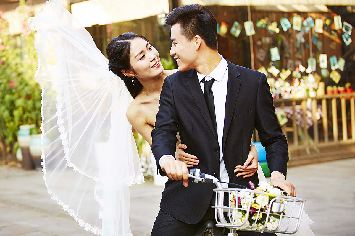 Bride and groom at Asian wedding Bride and groom at Asian wedding