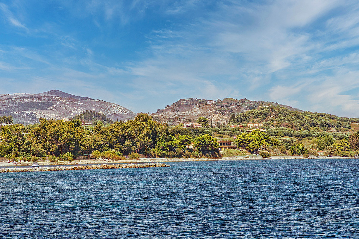 Image of mountains and sea, Kefalonia Island, Greece Image of mountains and sea, Kefalonia Island, Greece