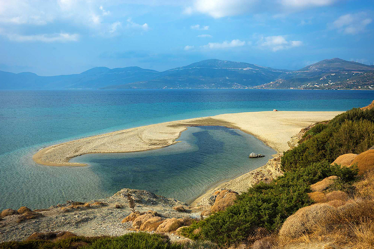 Image of the magnificent beach on the Island of Euboea