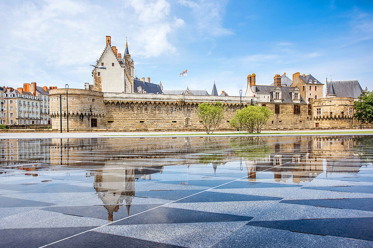 Image of ancient buildings, Nantes City Image of ancient buildings, Nantes City