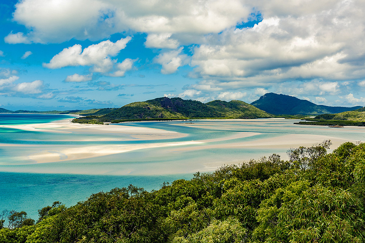 Wonderful view of Airlie Beach, Queensland, Australia